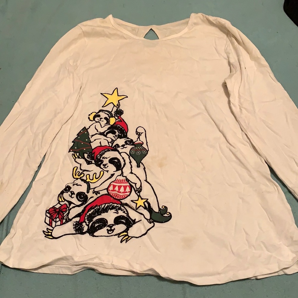 This shirt has very a light stain